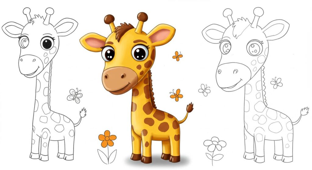 
giraffe drawing, easy giraffe drawing,
giraffe drawing for kids, giraffe drawing step by step, giraffe drawing tutorial,
simple giraffe drawing, cute giraffe drawing, cartoon giraffe drawing,
realistic giraffe drawing, giraffe face drawing, giraffe head drawing,
giraffe drawing with pencil, giraffe sketch, giraffe drawing outline,
3D giraffe drawing, giraffe drawing for beginners,
giraffe drawing with color, how to draw a giraffe,
giraffe drawing black and white, giraffe drawing side view, giraffe drawing front view, giraffe doodle, giraffe drawing with shading,
baby giraffe drawing, funny giraffe drawing, kawaii giraffe drawing,
little giraffe drawing, chibi giraffe drawing, giraffe family drawing, aesthetic giraffe drawing, giraffe painting,
giraffe illustration, giraffe drawing using shapes, giraffe drawing with scenery,
giraffe in jungle drawing, giraffe standing drawing, giraffe sitting drawing,
giraffe eating leaves drawing, giraffe silhouette drawing,
artistic giraffe drawing, giraffe tattoo drawing, giraffe logo drawing