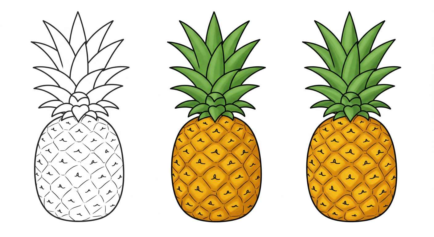 pineapple drawing, easy pineapple drawing, pineapple drawing step by step, cute pineapple drawing, pineapple sketch, pineapple outline drawing, pineapple drawing for kids, pineapple pencil drawing, how to draw a pineapple, pineapple cartoon drawing, pineapple doodle, pineapple realistic drawing, pineapple black and white drawing, pineapple drawing simple, pineapple outline drawing, pineapple fruit drawing, kawaii pineapple drawing, pineapple art drawing, pineapple aesthetic drawing, pineapple pencil drawing
