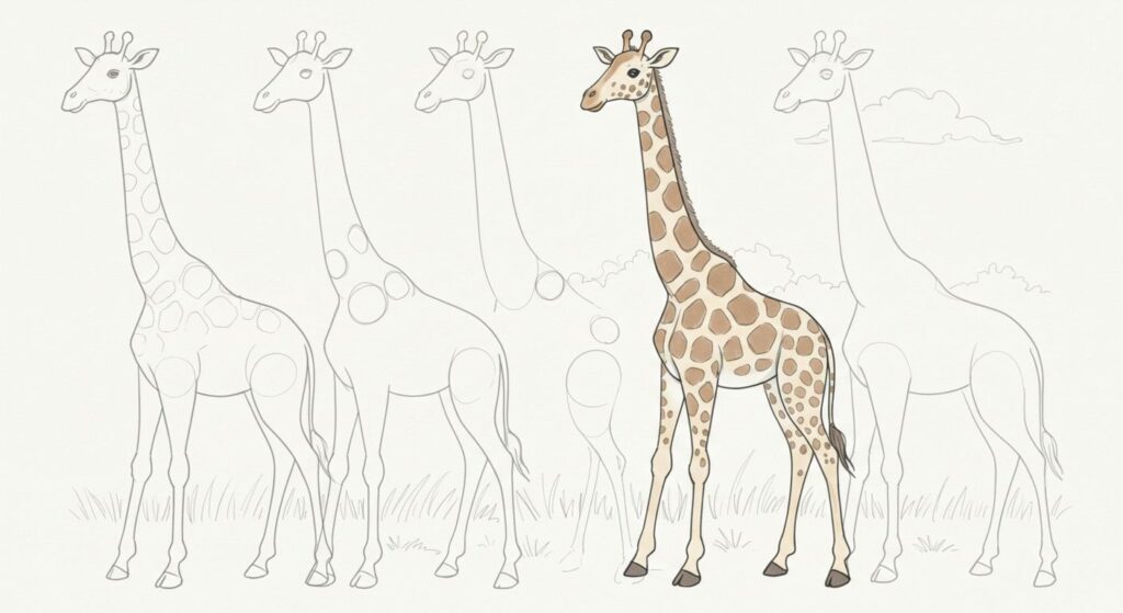giraffe drawing, easy giraffe drawing,
giraffe drawing for kids, giraffe drawing step by step, giraffe drawing tutorial,
simple giraffe drawing, cute giraffe drawing, cartoon giraffe drawing,
realistic giraffe drawing, giraffe face drawing, giraffe head drawing,
giraffe drawing with pencil, giraffe sketch, giraffe drawing outline,
3D giraffe drawing, giraffe drawing for beginners,
giraffe drawing with color, how to draw a giraffe,
giraffe drawing black and white, giraffe drawing side view, giraffe drawing front view, giraffe doodle, giraffe drawing with shading,
baby giraffe drawing, funny giraffe drawing, kawaii giraffe drawing,
little giraffe drawing, chibi giraffe drawing, giraffe family drawing, aesthetic giraffe drawing, giraffe painting,
giraffe illustration, giraffe drawing using shapes, giraffe drawing with scenery,
giraffe in jungle drawing, giraffe standing drawing, giraffe sitting drawing,
giraffe eating leaves drawing, giraffe silhouette drawing,
artistic giraffe drawing, giraffe tattoo drawing, giraffe logo drawing
