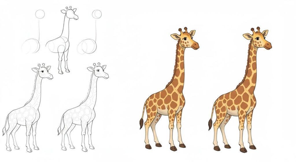 giraffe drawing, easy giraffe drawing,
giraffe drawing for kids, giraffe drawing step by step, giraffe drawing tutorial,
simple giraffe drawing, cute giraffe drawing, cartoon giraffe drawing,
realistic giraffe drawing, giraffe face drawing, giraffe head drawing,
giraffe drawing with pencil, giraffe sketch, giraffe drawing outline,
3D giraffe drawing, giraffe drawing for beginners,
giraffe drawing with color, how to draw a giraffe,
giraffe drawing black and white, giraffe drawing side view, giraffe drawing front view, giraffe doodle, giraffe drawing with shading,
baby giraffe drawing, funny giraffe drawing, kawaii giraffe drawing,
little giraffe drawing, chibi giraffe drawing, giraffe family drawing, aesthetic giraffe drawing, giraffe painting,
giraffe illustration, giraffe drawing using shapes, giraffe drawing with scenery,
giraffe in jungle drawing, giraffe standing drawing, giraffe sitting drawing,
giraffe eating leaves drawing, giraffe silhouette drawing,
artistic giraffe drawing, giraffe tattoo drawing, giraffe logo drawing
