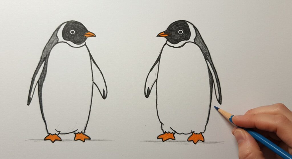 penguin drawing, easy penguin drawing, penguin drawing for kids, penguin drawing step by step,
penguin drawing tutorial, simple penguin drawing, cute penguin drawing, cartoon penguin drawing,
realistic penguin drawing, penguin face drawing, penguin head drawing, penguin drawing with pencil,
penguin sketch, penguin drawing outline, 3D penguin drawing, penguin drawing for beginners, penguin drawing with color,
how to draw a penguin, penguin drawing black and white, penguin drawing side view, penguin drawing front view, penguin doodle, penguin drawing with shading,
emperor penguin drawing, baby penguin drawing, funny penguin drawing, kawaii penguin drawing, little penguin drawing, chibi penguin drawing, dancing penguin drawing,
flying penguin drawing, winter penguin drawing, penguin couple drawing, penguin family drawing, penguin with scarf drawing,
aesthetic penguin drawing, penguin painting, penguin illustration, penguin drawing using shapes,
penguin drawing with scenery, penguin in snow drawing, penguin ice skating drawing, penguin Christmas drawing