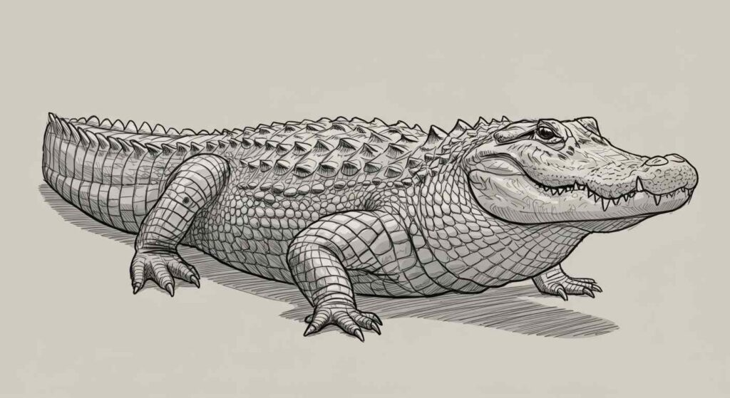 alligator drawing, how to draw an alligator, easy alligator sketch, simple alligator drawing, cartoon alligator drawing, realistic alligator sketch,
step by step alligator drawing, baby alligator drawing, crocodile vs alligator drawing, alligator face sketch, alligator head drawing, alligator body outline,
cute alligator sketch, alligator eye drawing, alligator mouth open sketch, alligator teeth drawing, alligator tail sketch, alligator claws drawing,
alligator scales illustration, alligator doodle, swamp alligator drawing, alligator swimming sketch, alligator standing drawing, 3D alligator drawing,
alligator silhouette, alligator and water scene, scary alligator drawing, Florida alligator sketch, alligator chibi drawing, alligator cartoon cute,
wild alligator illustration, jungle alligator sketch, alligator attack drawing, alligator hunting scene, alligator and fish drawing, alligator pencil sketch,
alligator coloring page, kawaii alligator drawing, baby reptile sketch, dinosaur-like alligator drawing, alligator full body sketch