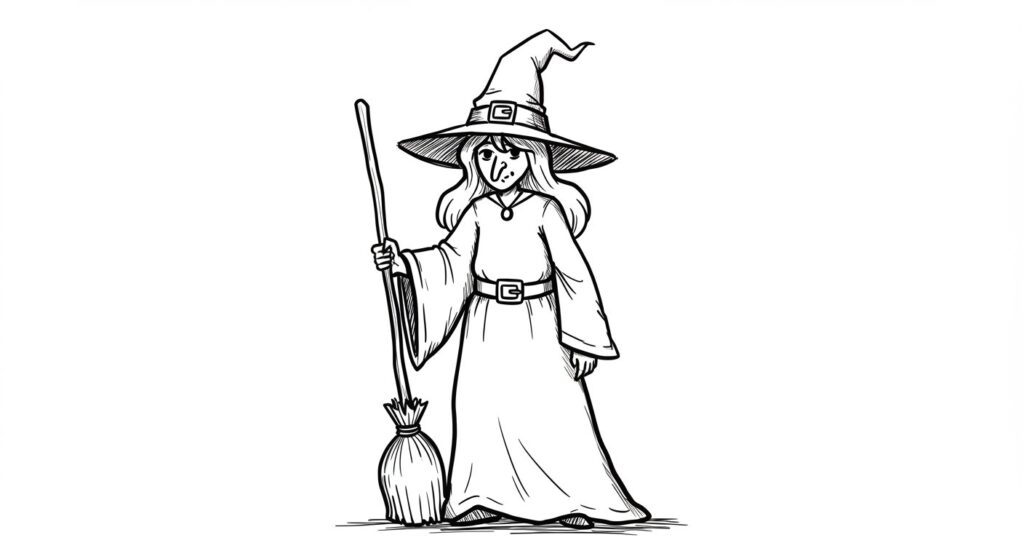 witch sketch, how to draw a witch, easy witch drawing, simple witch sketch, cartoon witch drawing, realistic witch illustration, scary witch drawing,
witch on broomstick sketch, cute witch doodle, witch hat drawing, witch face sketch, witch and black cat drawing, witch flying on broom, Halloween witch drawing,
spooky witch illustration, chibi witch sketch, anime witch drawing, witch cauldron sketch, witch potion drawing, witch spell casting, evil witch illustration,
friendly witch cartoon, gothic witch drawing, fantasy witch sketch, witch silhouette, old witch drawing, young witch sketch, witch with pumpkin,
haunted witch house drawing, witch and bat illustration, magical witch drawing, witch with crystal ball, witch hand drawing, creepy witch face,
detailed witch portrait, witch dress sketch, witch wand drawing, spell book sketch, mystical witch artwork, Halloween character sketch,
fairytale witch drawing, witchcraft symbols sketch, medieval witch illustration, enchanted witch drawing